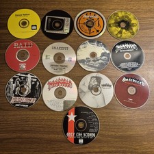 Cd Lot Of 13 Loose In Binder Rock ,metal Lot picture