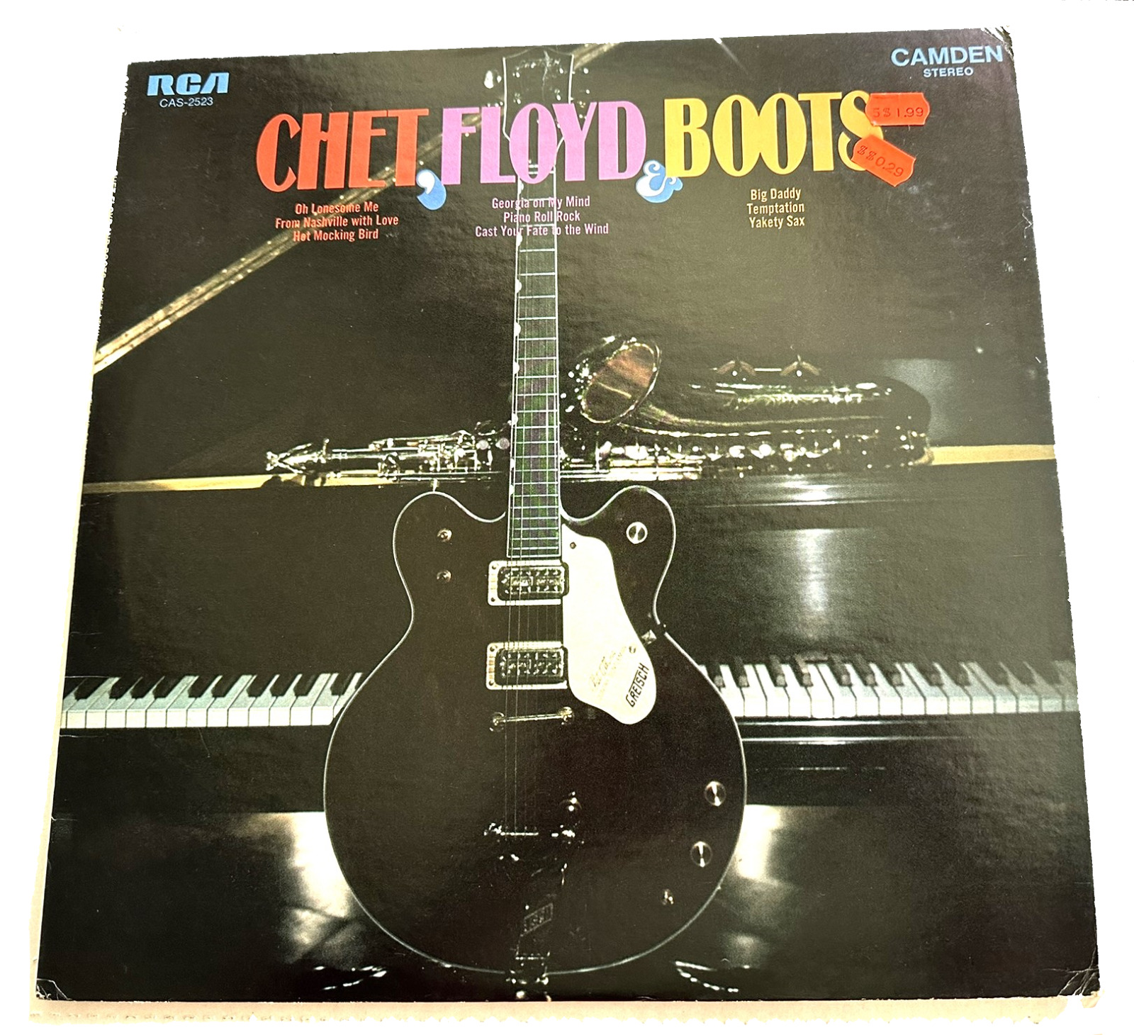 (EX)  Chet, Floyd & Boots 1971, RCA 12in Vinyl LP (The Nashville Sound)