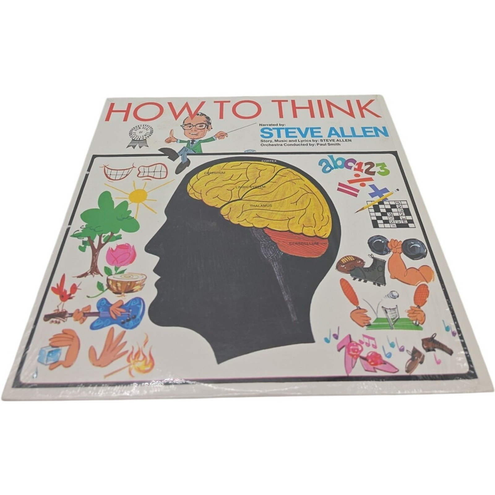 Vintage How To Think Narrated by Steve Allen LP Vinyl Record