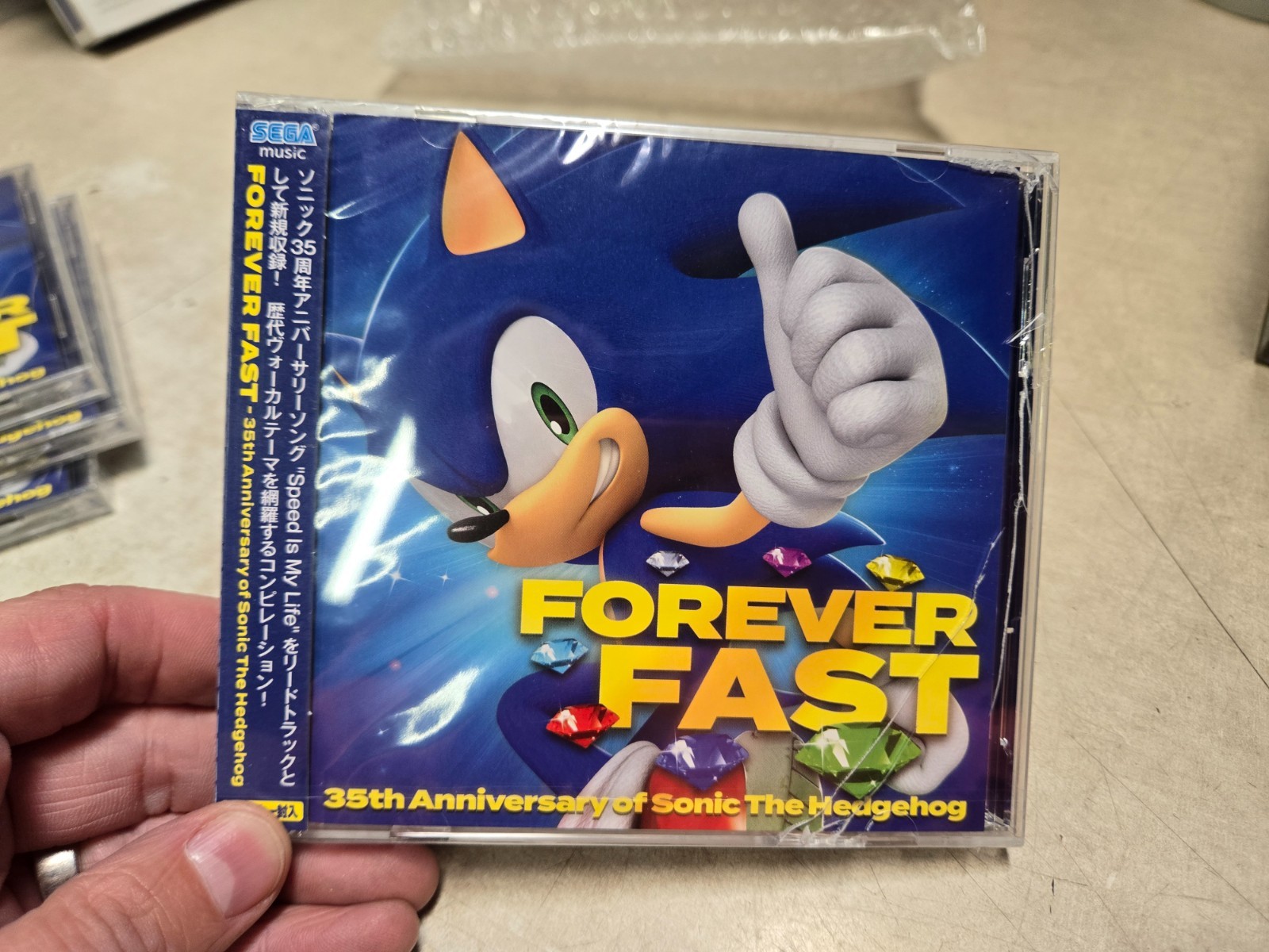 SEALED - CRACKS  READ AD Forever Fast 35th of Sonic The Hedgehog 2CD OBI