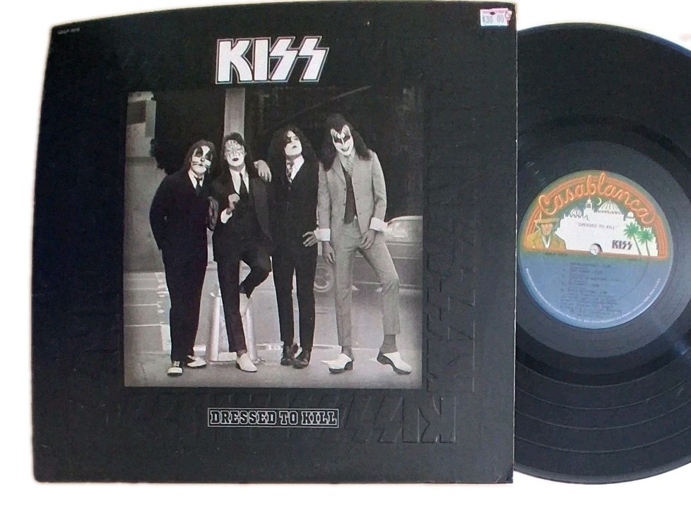 1975 Kiss Dressed To Kill [First Pressing] Near Mint Blue Bogart Record Vinyl LP