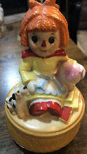 VINTAGE RAGGEDY ANN MUSIC BOX JAPAN BERMAN & ANDERSON Not Working picture