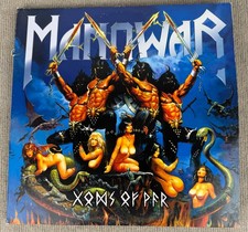 Manowar Gods Of War 3LP Vinyl 2007 EU Original Uncensored Poster Rare picture