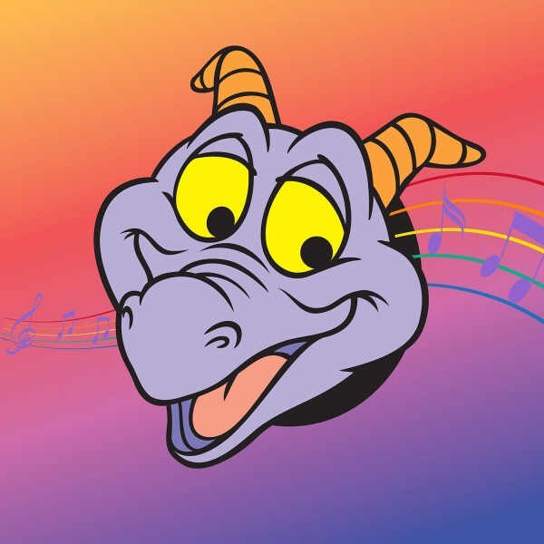 Disney Figment Die Cut Vinyl Record, NEW