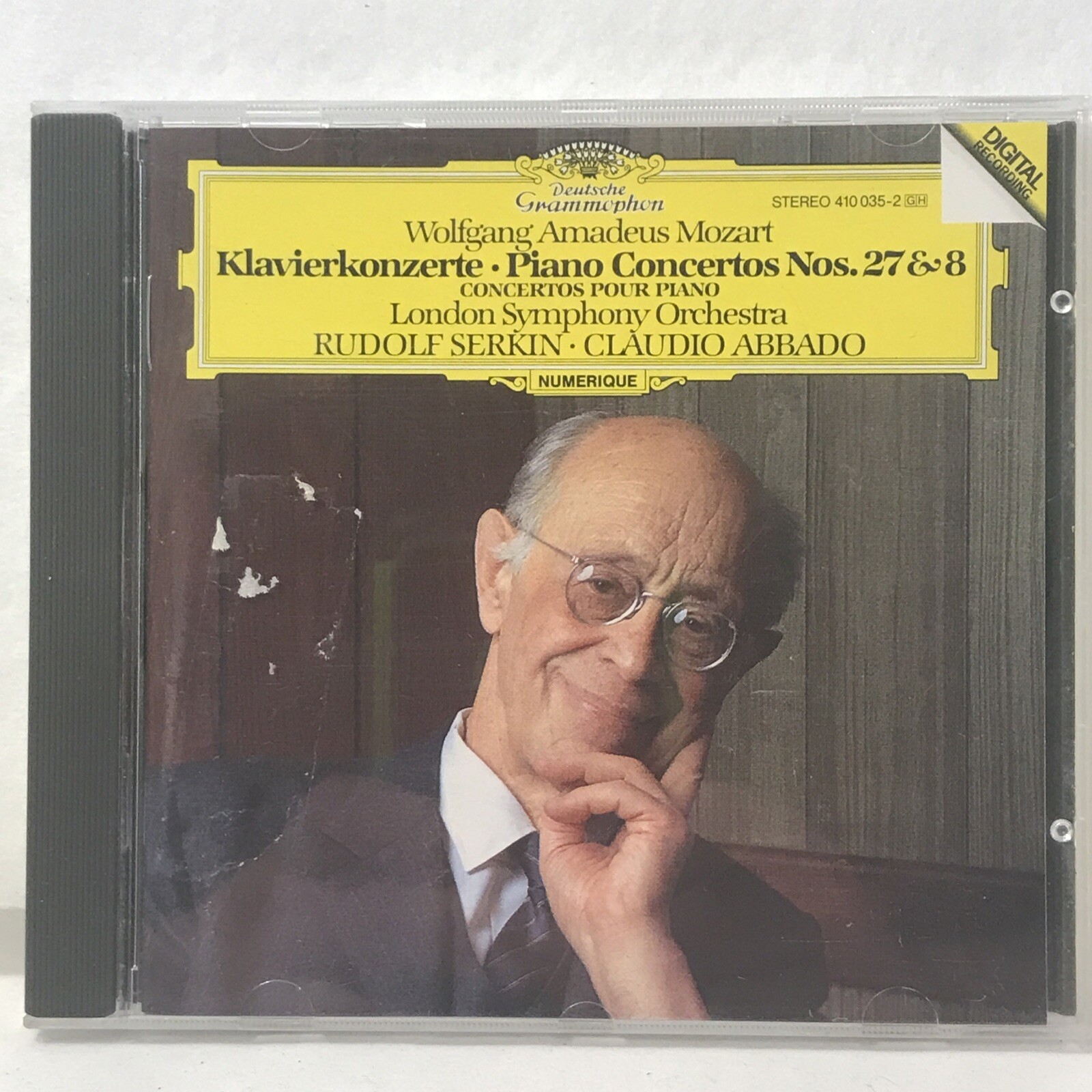 Mozart Piano Concertos Nos. 27 Et 8 CD Oct 1984 Klavierkonzerte London Symphony
