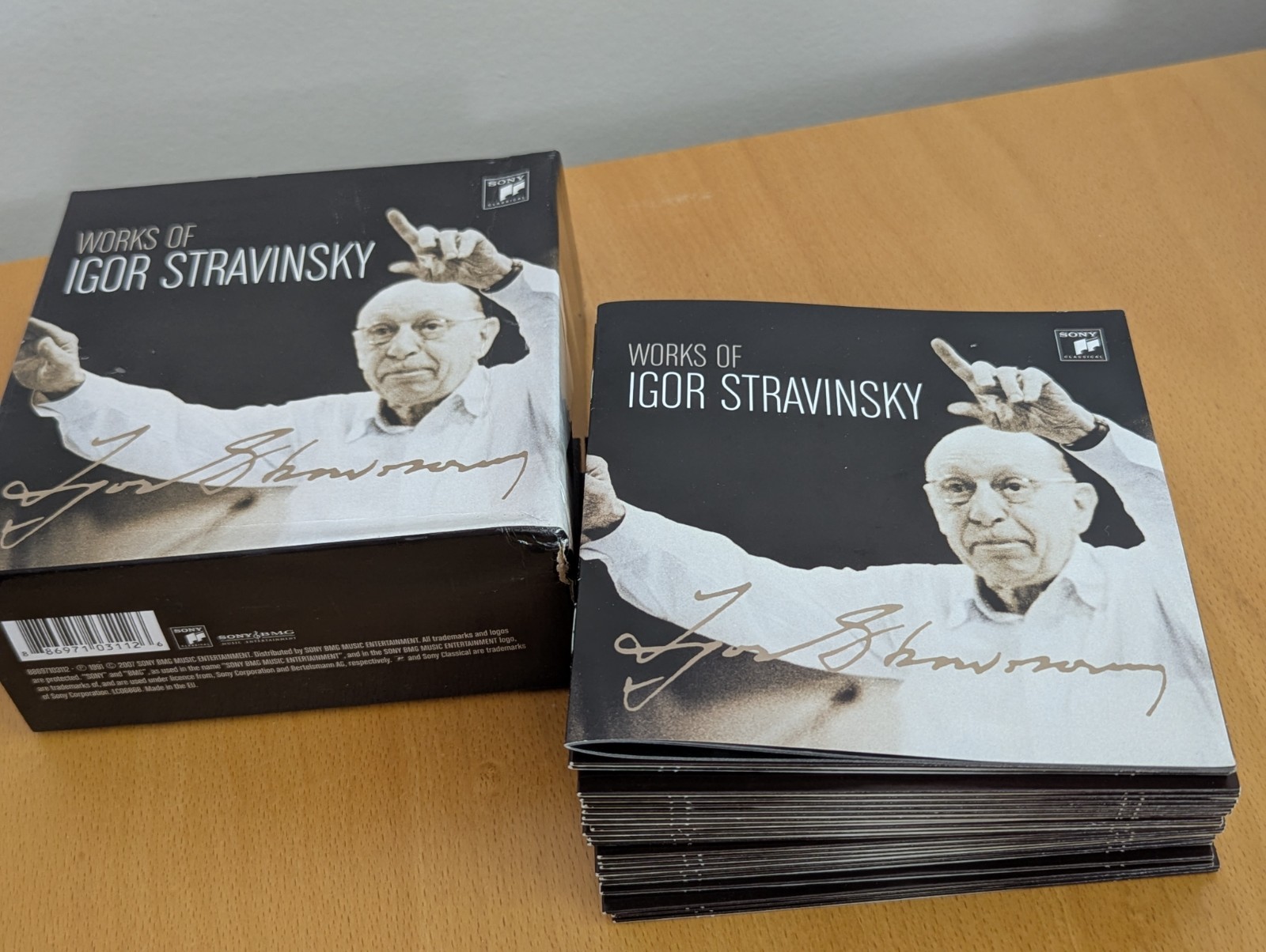 Works of Igor Stravinsky Box Set (Compilation ) 22 CDs - Sony Classical