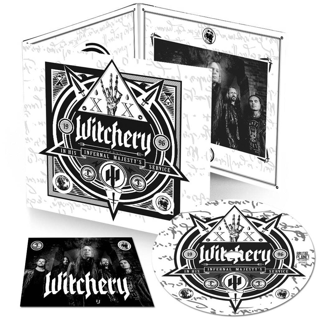 WITCHERY - IN HIS INFERNAL MAJESTY'S SERVICE + Card (*NEW-CD, 2023) Black Metal