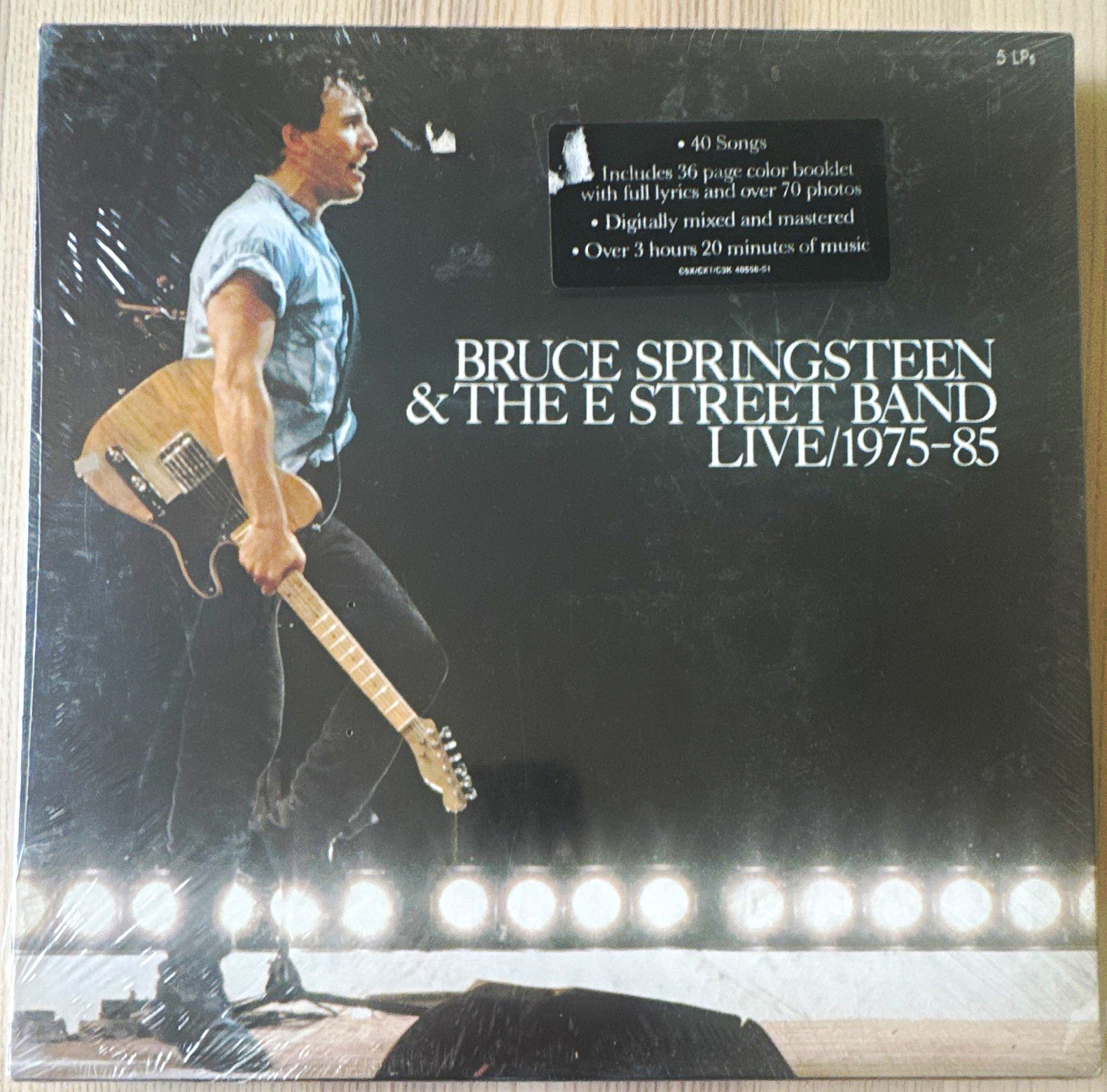 Bruce Springsteen & The E Street Band Live/1975-85 CD Box Set Columbia 1986