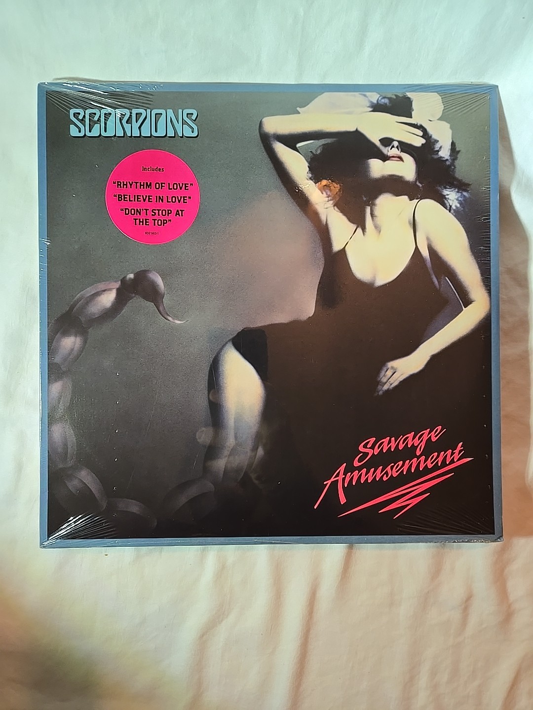 Scorpions Savage Amusement SEALED MINT First Pressing RARE w/Song Promo Sticker