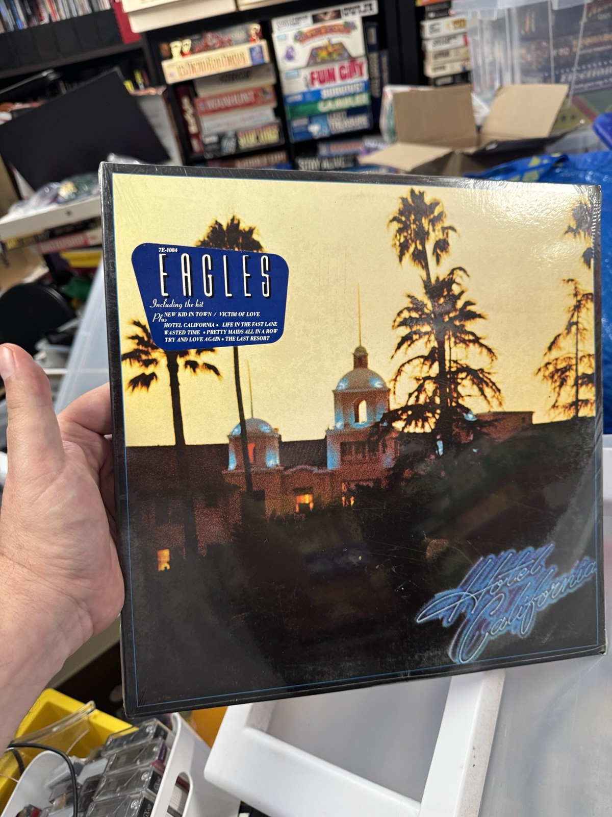 Eagles Hotel California Original 1976 Asylum Lp 7E-1084 1st Press Sealed w/ Hype
