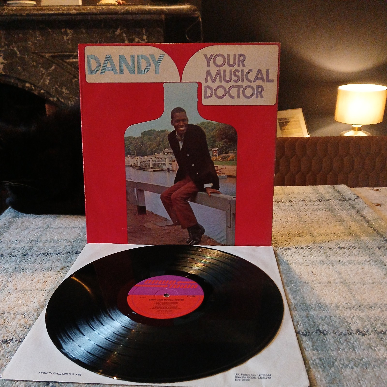 DANDY LIVINGSTONE YOUR MUSICAL DOCTOR VINYL LP DOWNTOWN UK 1969. Strong VG+