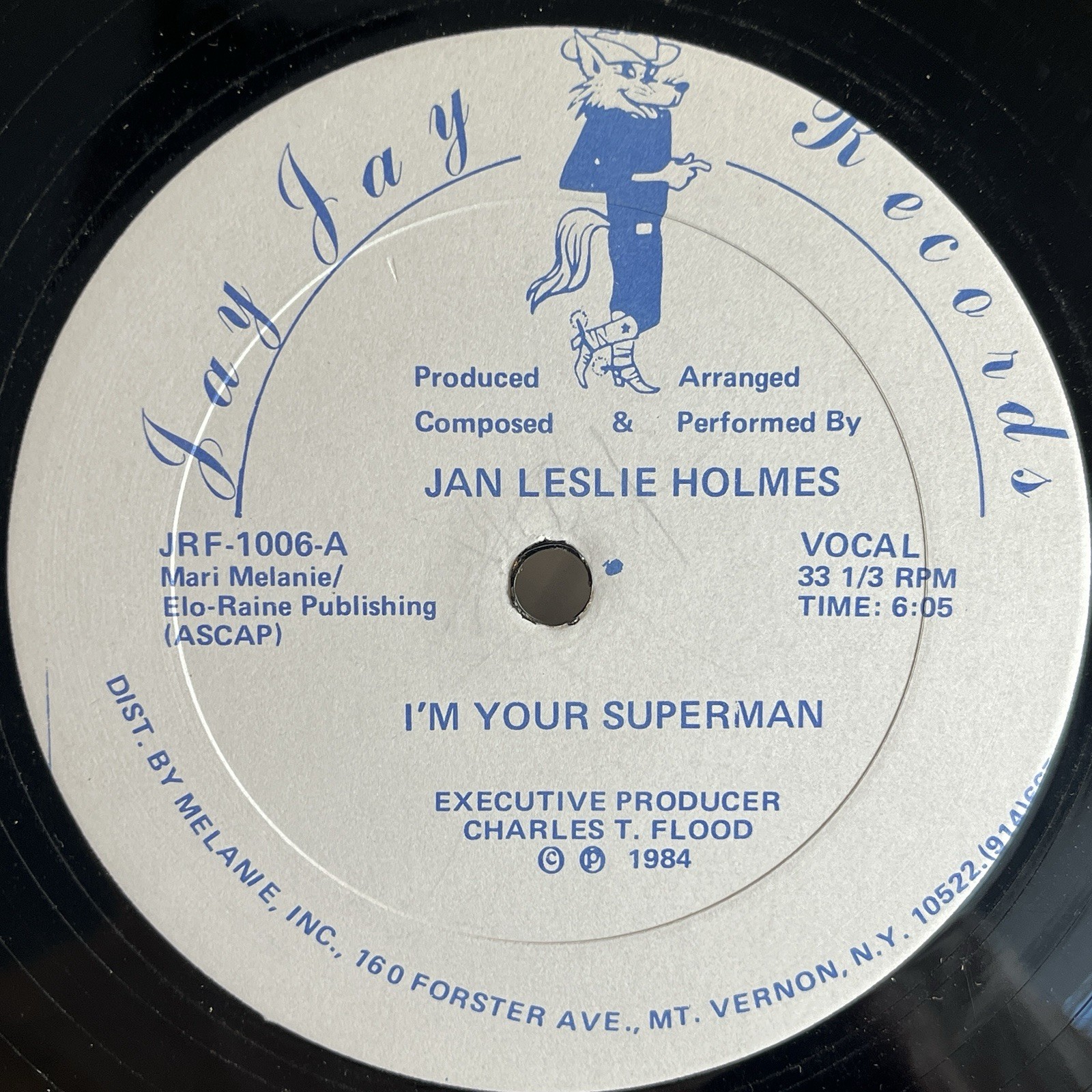 Jan Leslie Holmes – I'm Your Superman • Original Boogie / Modern Soul 12