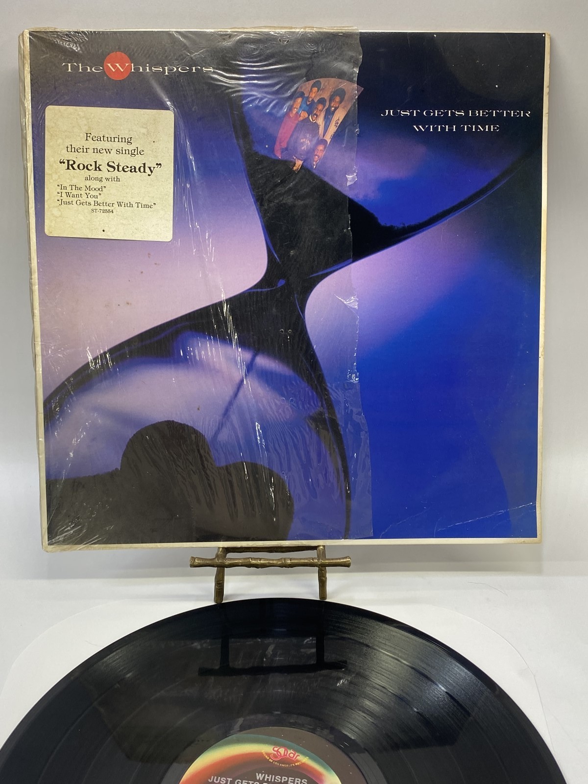 The Whispers Just Gets Better With Time Vinyl LP 1987 Solar Record ST-72554