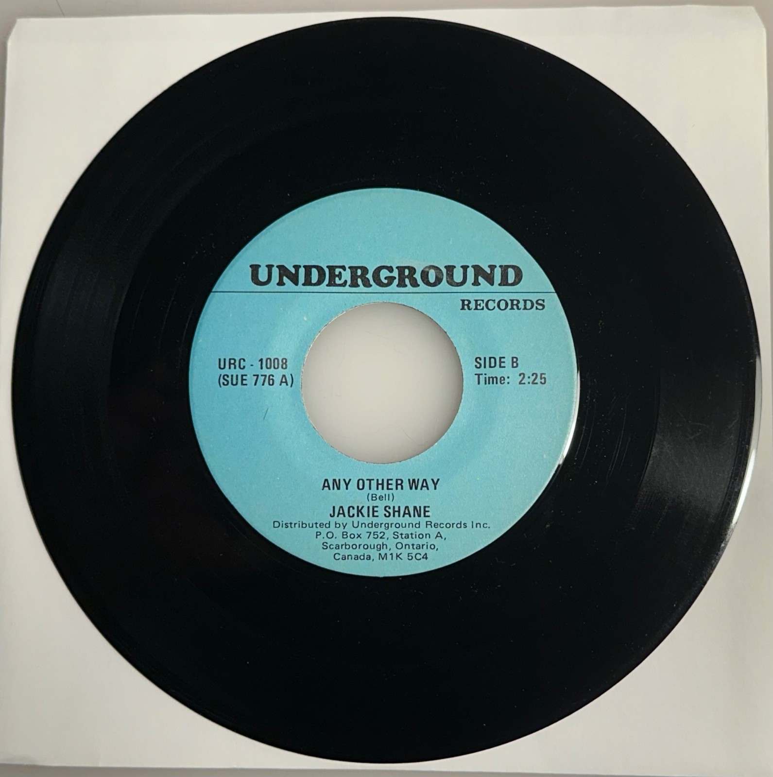 Jackie Shane / Any Other Way / Rare 45rpm covered by Bruce Springsteen / NM+