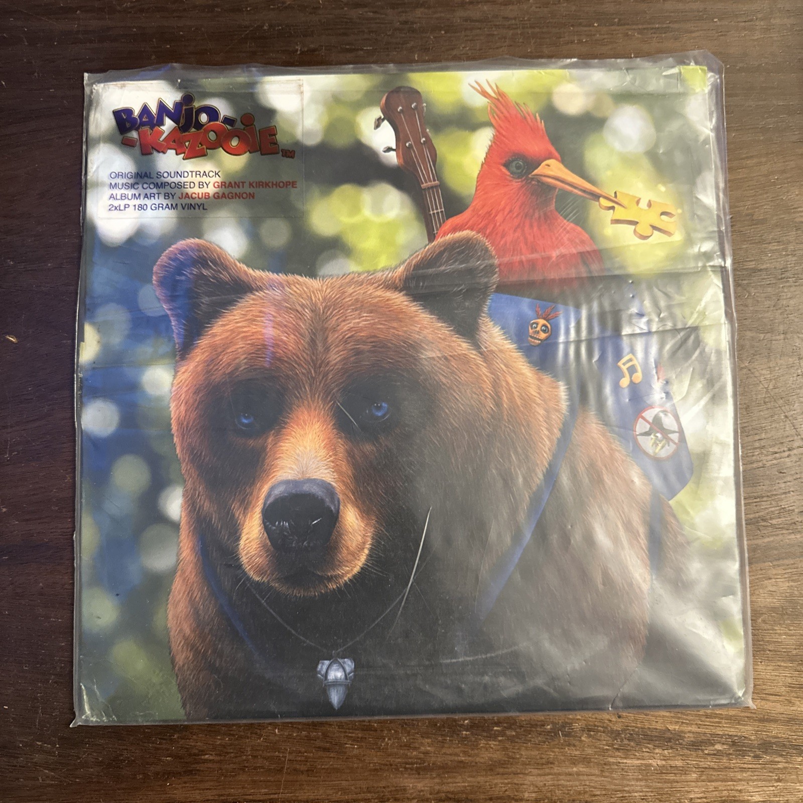 Banjo Kazooie OST Soundtrack N64 2xLP Color Vinyl Record Set Iam8bit Limited
