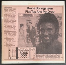 BRUCE SPRINGSTEEN Flat Top And Pin Drop 1976 2LP Live At The Roxy Theatre 1975 picture