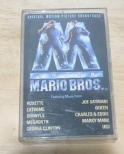 Vtg Super Mario Bros. Motion Picture Soundtrack Cassette Album (Capitol, 1993) picture