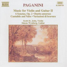 Nicolo Paganini Music for Violin & Guitar 2 (CD) Album picture