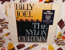 BILLY JOEL The Nylon Curtain LP ORIGINAL 1982 WITH HYPE STICKER picture