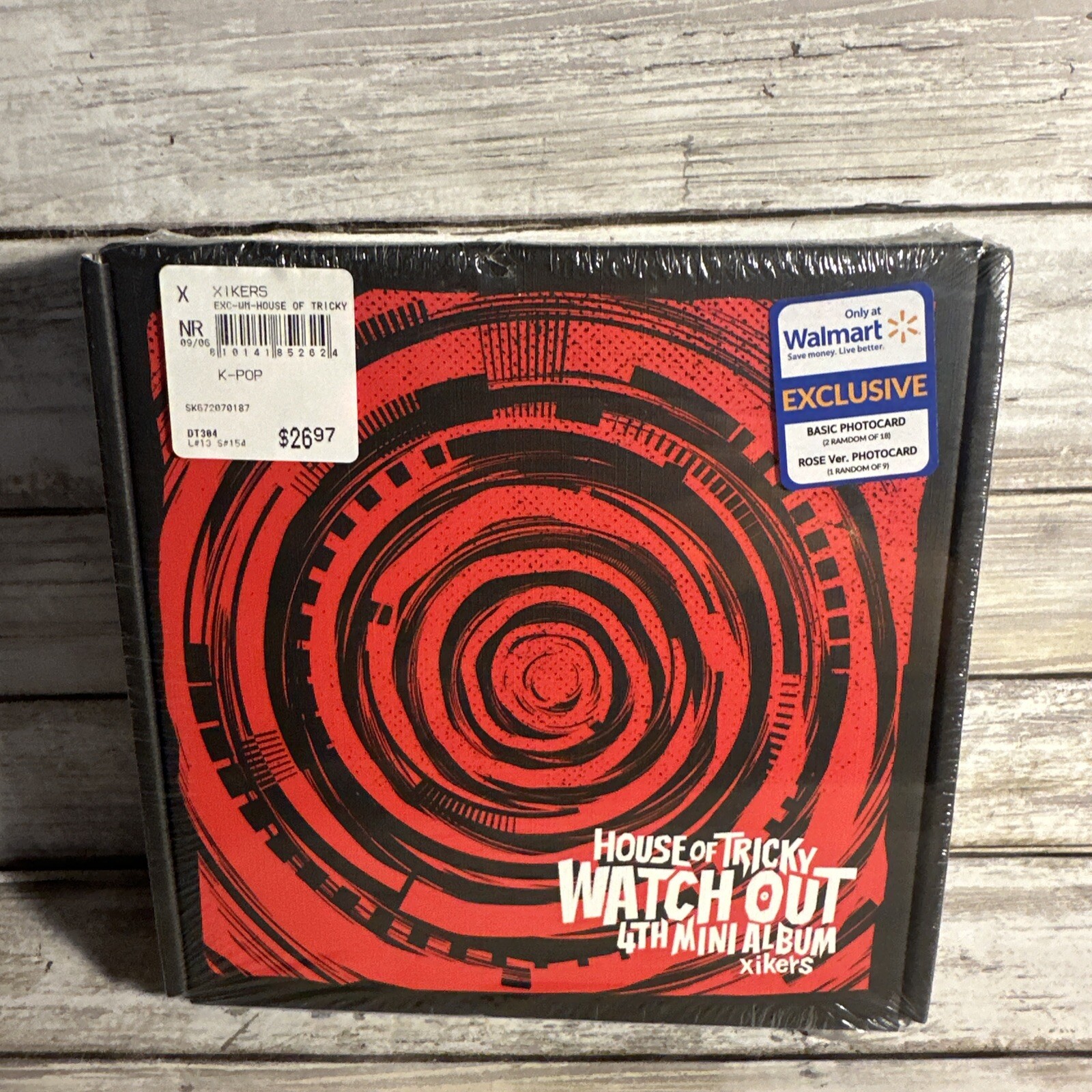 XIKERS HOUSE OF TRICKY:WATCH OUT 4th Mini Album Brand NEW Sealed Walmart Excl.