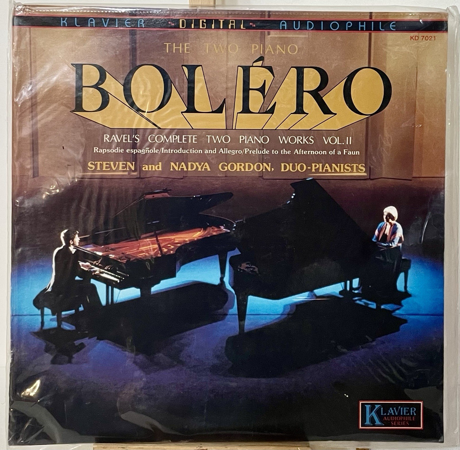 Ravel Bolero Nadya & Steve Gordon The Complete Two Piano Works Volume II Sealed