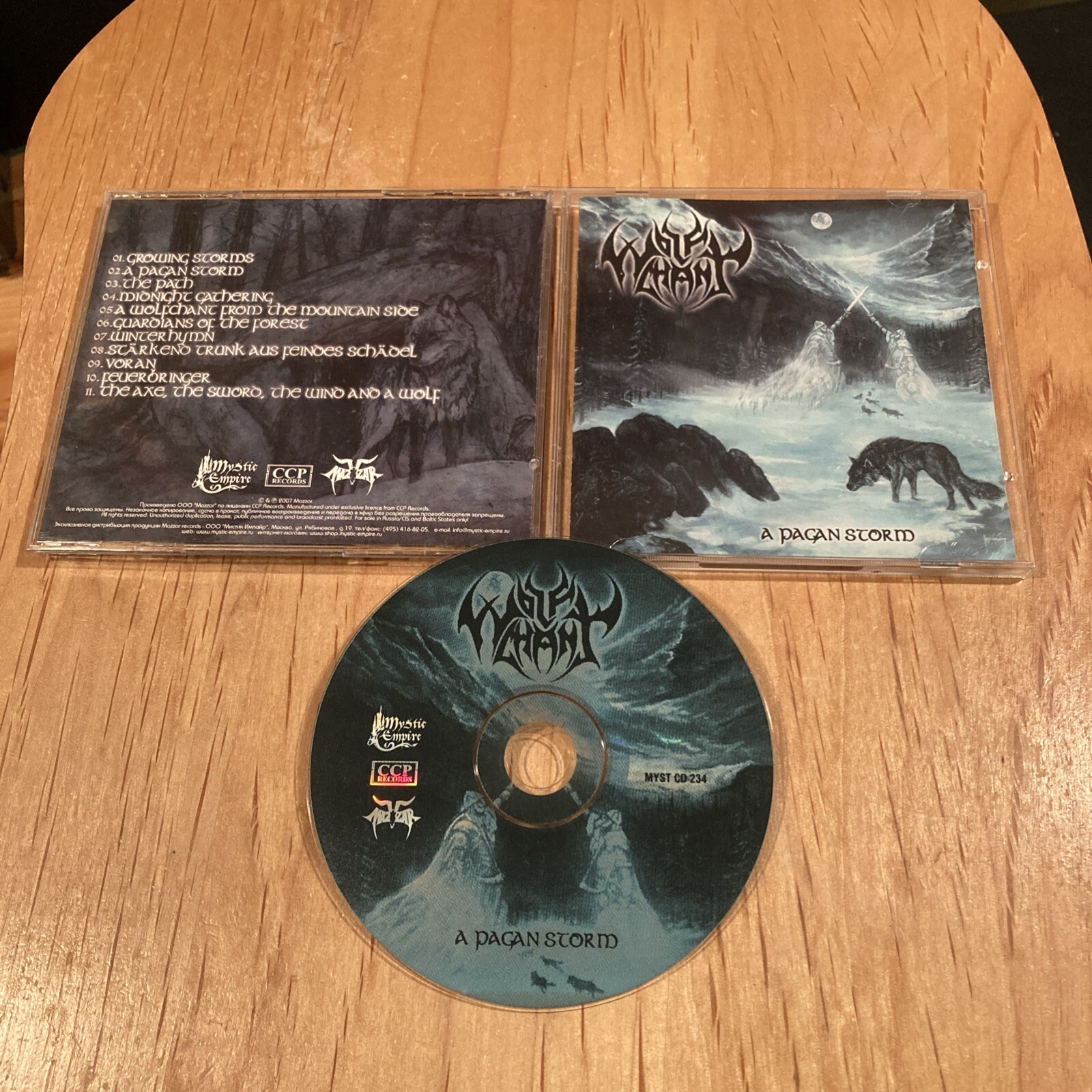 Wolfchant – A Pagan Storm CD 1st Russian press ensiferum suidakra manegarm varg