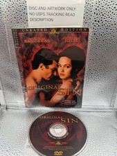 Original Sin DVD 2002 Unrated Antonio Banderas Angelina Jolie Widescreen picture