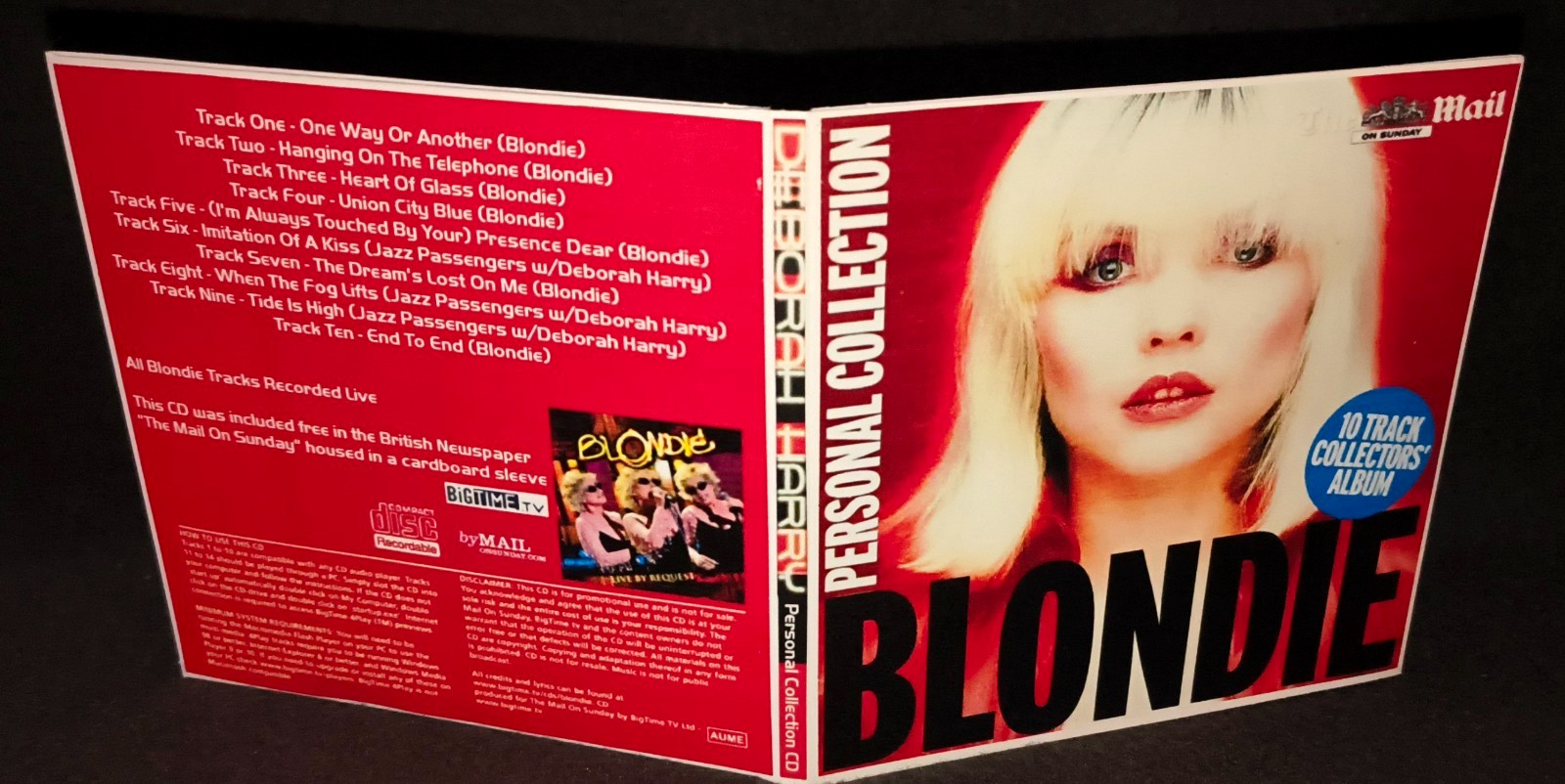 Blondie Deborah Harry Personal Collection Gate Fold CD NEW