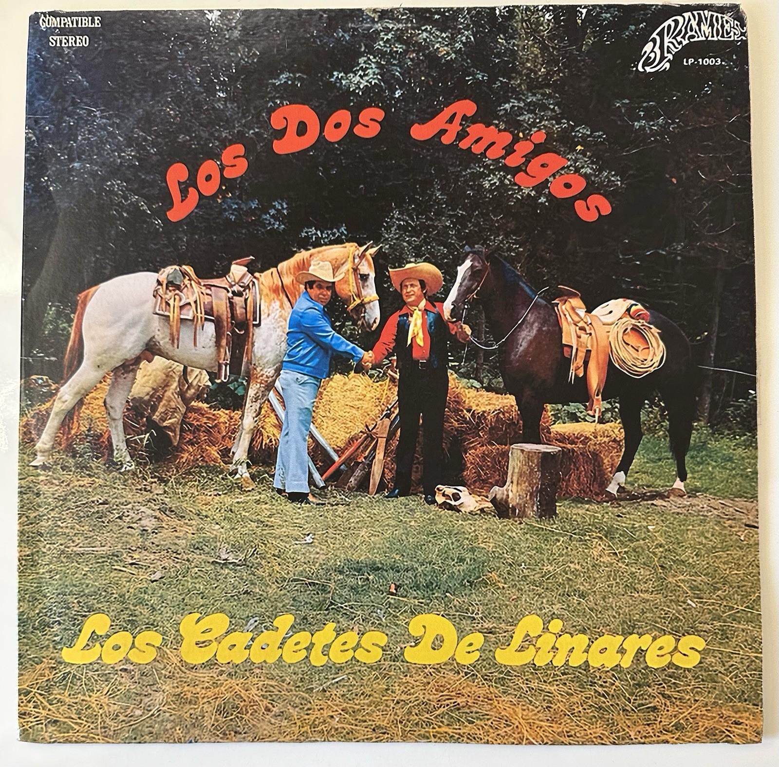 Los Cadetes De Linares - Los Dos Amigos (1x LP, 1984 MX, Custom Sleeve, VG) READ