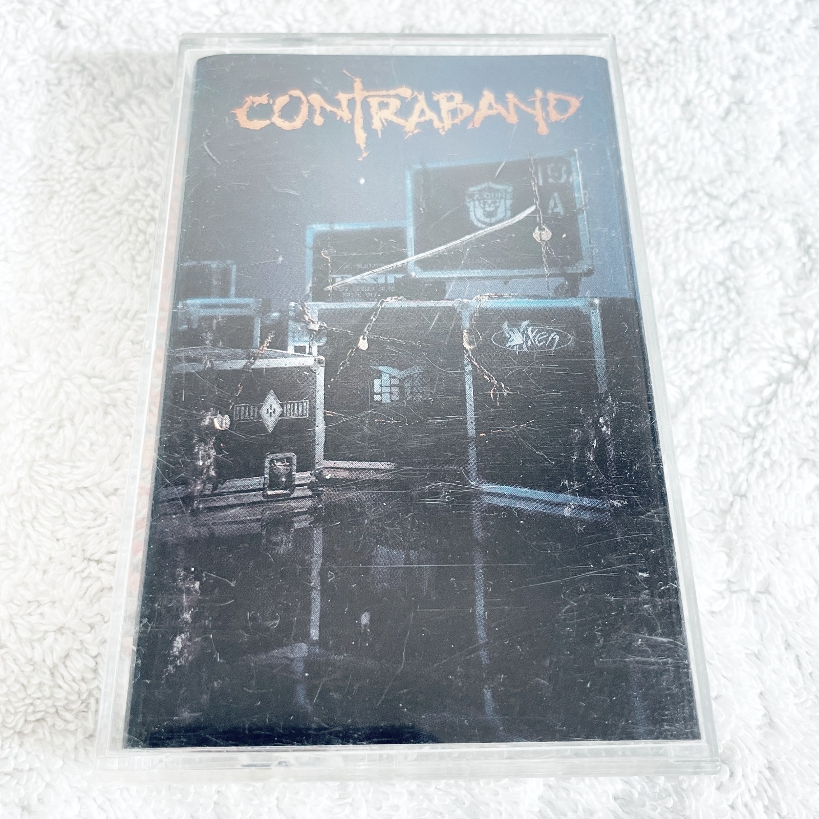 Contraband - Self-Titled S/T,  1991 Blues-Hard Rock, Cassette Tape, Orig Impact