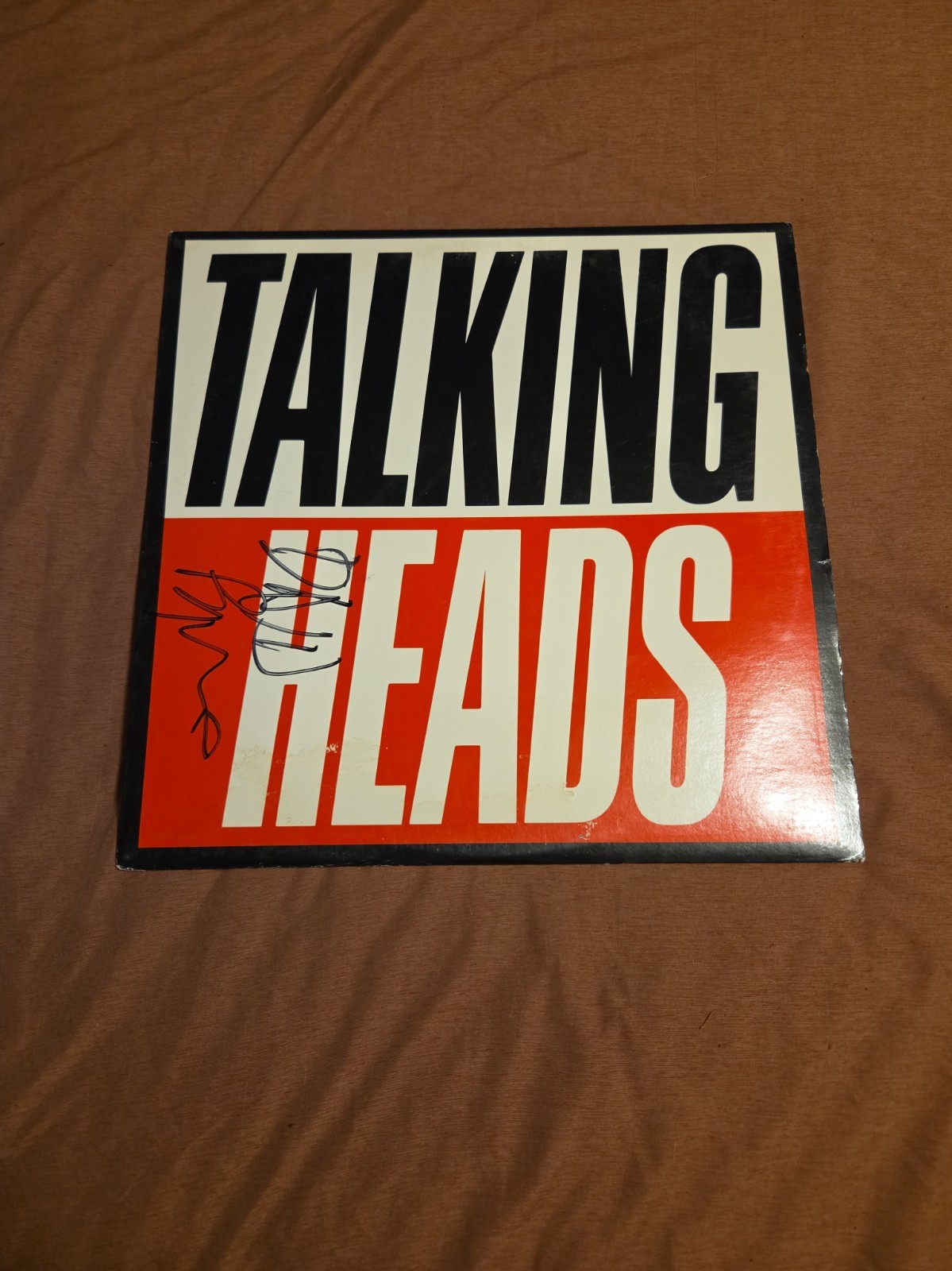 Talking Heads True Stories Vinyl 1986 Signed By David Byrne