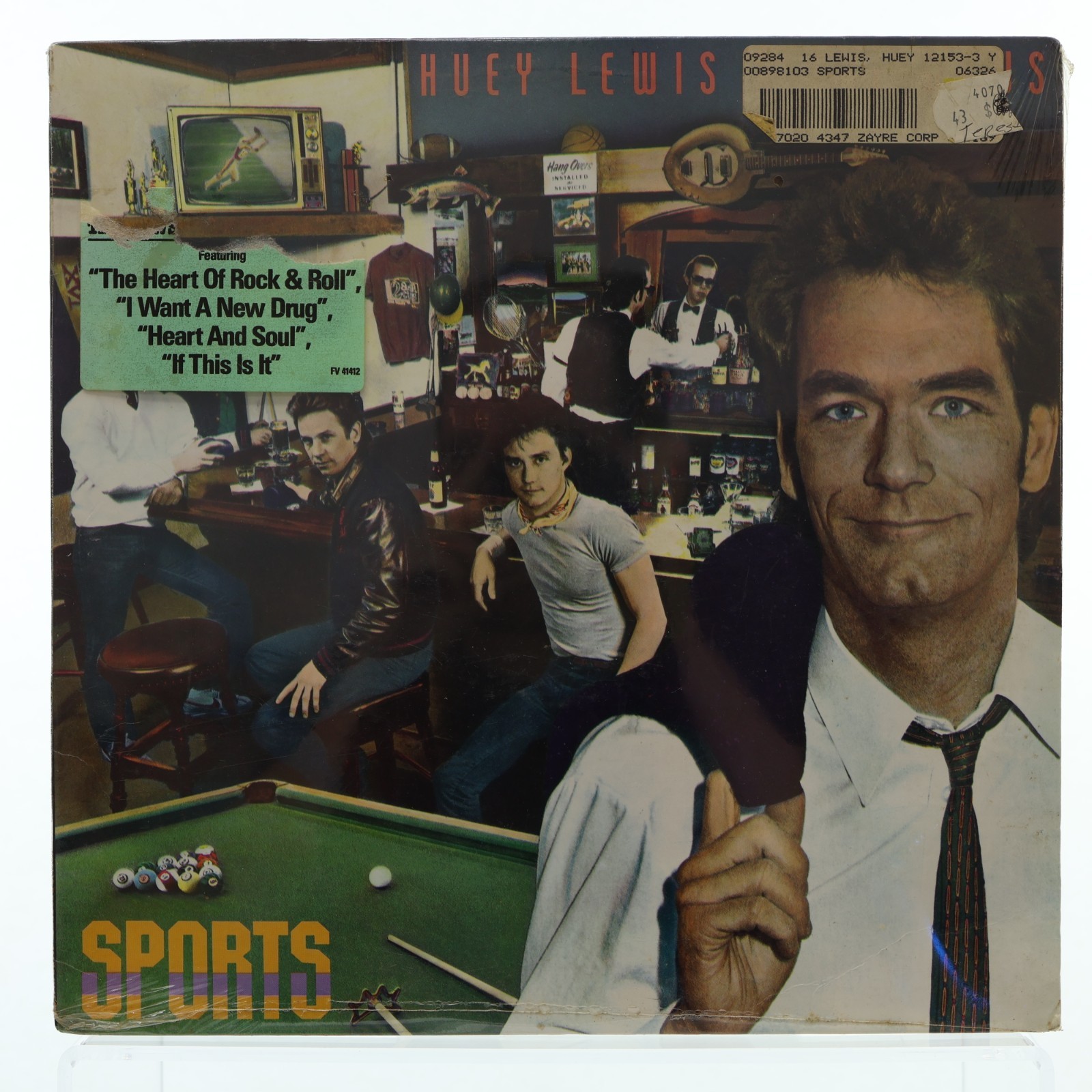 Huey Lewis & The News LP Sports 1983 New Sealed