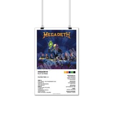 Megadeth Rust In Peace 1990 Vinyl Record LP Album Poster Art Print picture