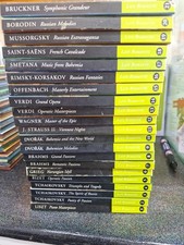 Classic Composers CDs 1-21 W/ Books Bizet, Grieg, Brahms,Dvorak,Verdi CDs picture