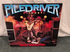 Piledriver - Metal Inquisition - LP - 1985 Roadrunner Records picture