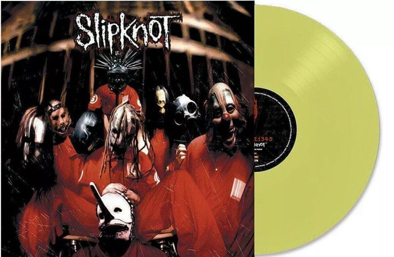 Slipknot - Self-Titled Limited Edition Lemon Yellow Colored Vinyl LP New