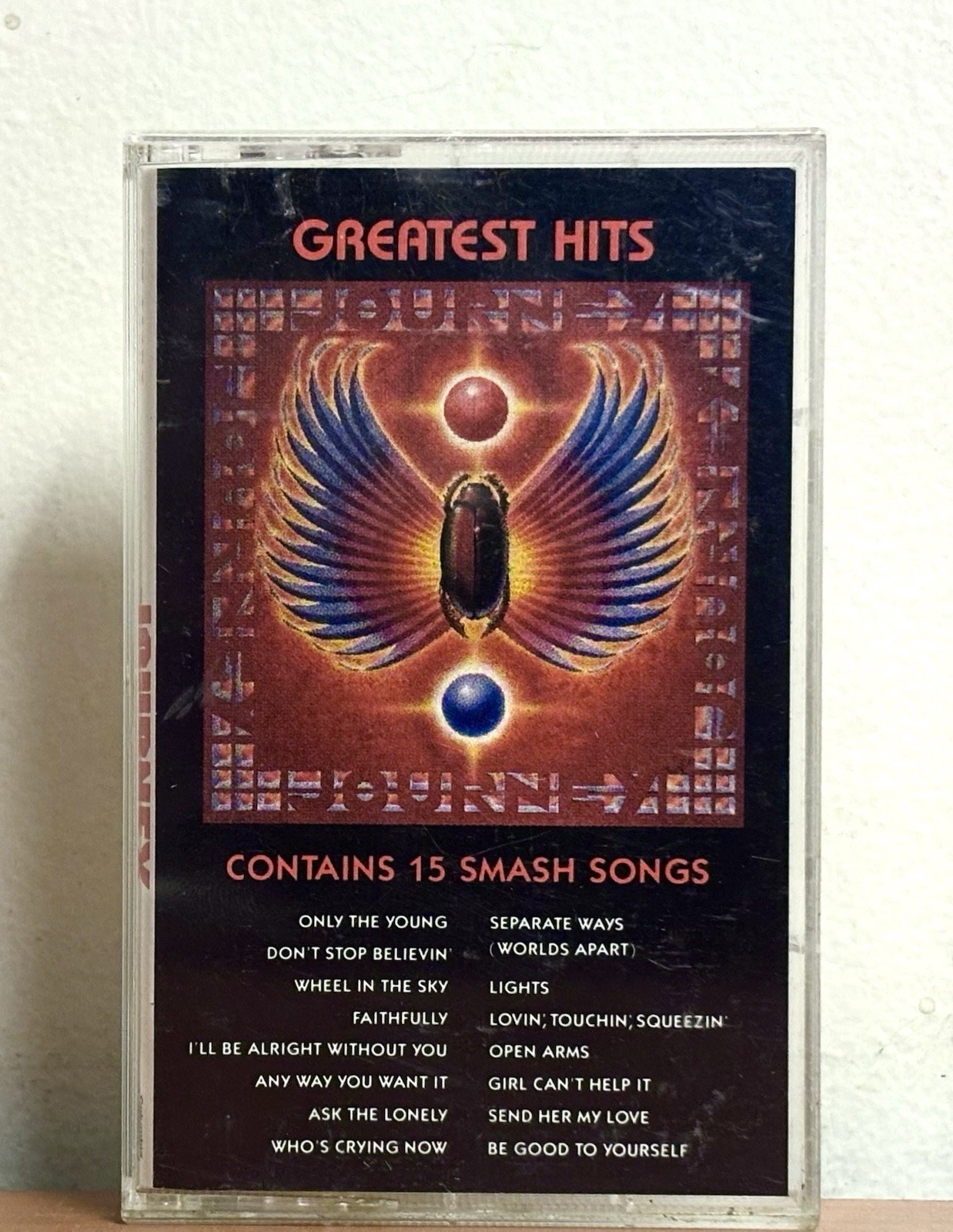 Journey - Greatest Hits (Cassette Tape, 1988) 15 Smash Hits - With Lyrics Sheet