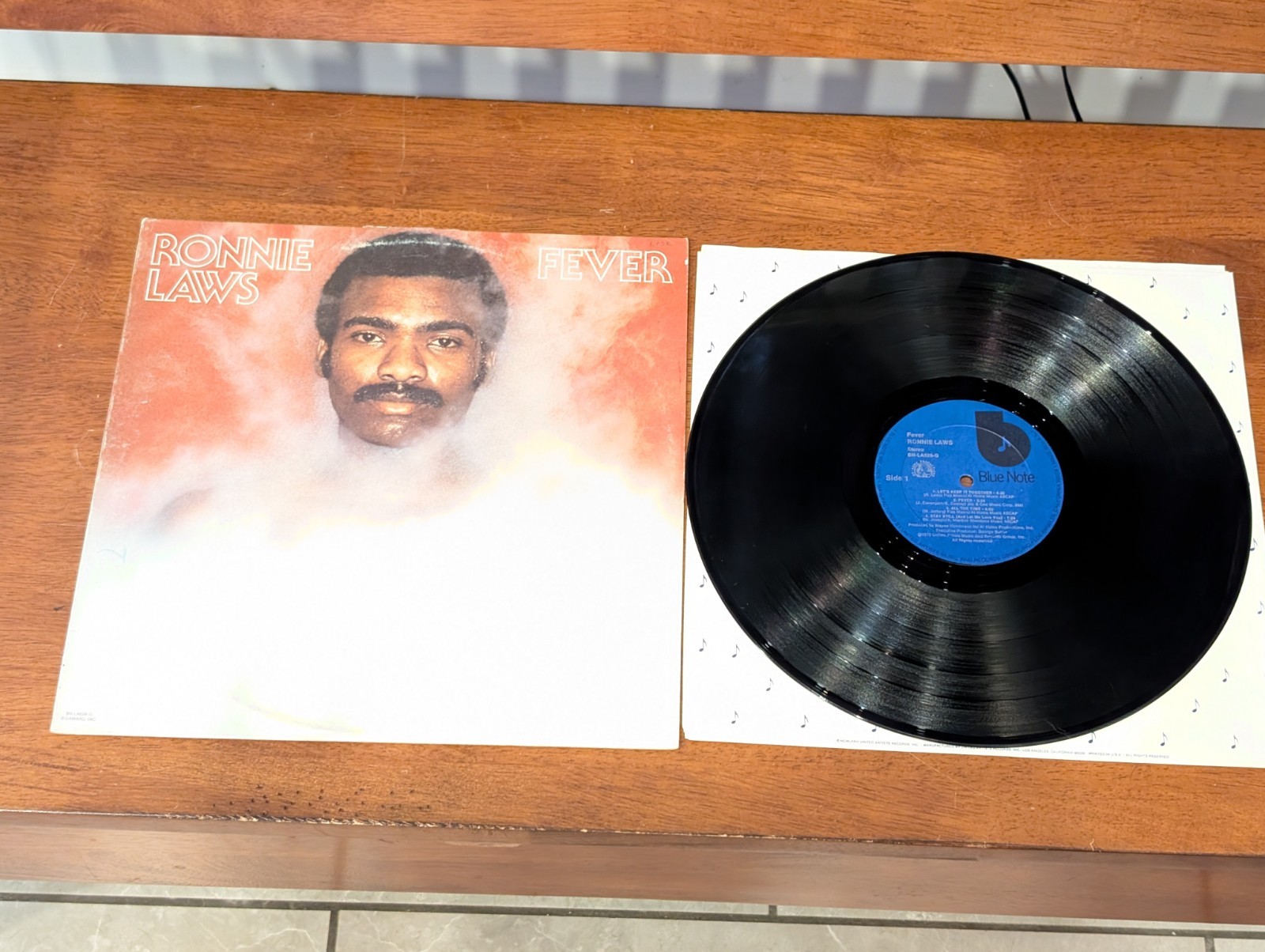 TESTED RONNIE LAWS on Blue Note LP  FEVER  soul funk jazz Vinyl EX Plays Great