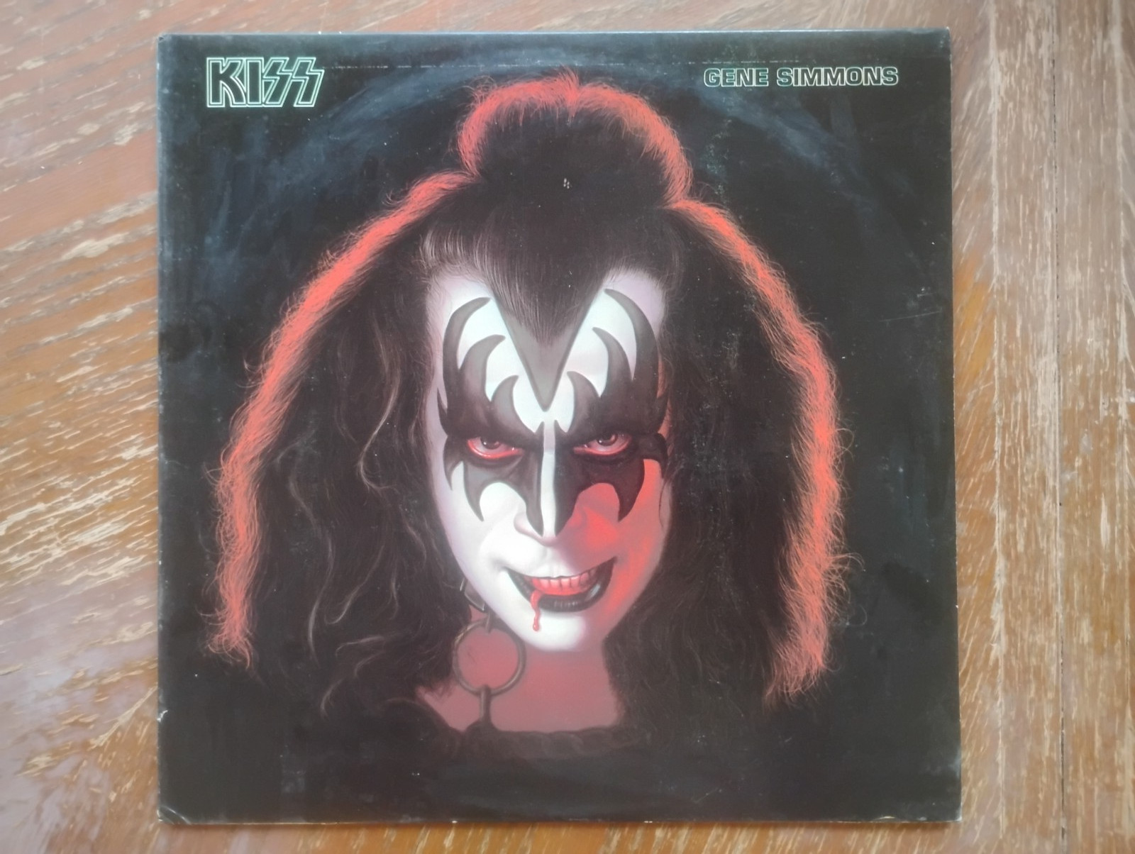 GENE SIMMONS SOLO LP 1978. CASABLANCA/POLYGRAM LABEL 1984 RARE REISSUE. LP N/M.