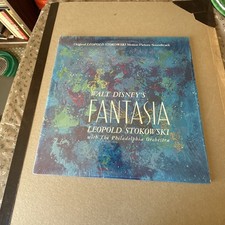 Walt Disney's Fantasia Soundtrack Vinyl 2 LP Leopold Stokowski Buena Vista 101 picture