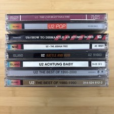 U2 - CD Lot / Collection of 8 CDs Best Of 1980-2000 Plus 6 Albums picture