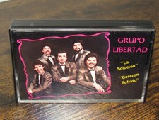 Grupo Libertad La Solucion Corazon Sufrido Tex-Mex Tejano Cassette 1989 USED picture