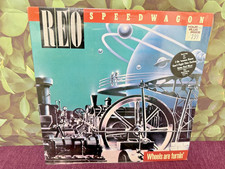 ORIGINAL SEALED REO SPEEDWAGON  Wheels Are Turnin' HYPE STICKER Excellent picture