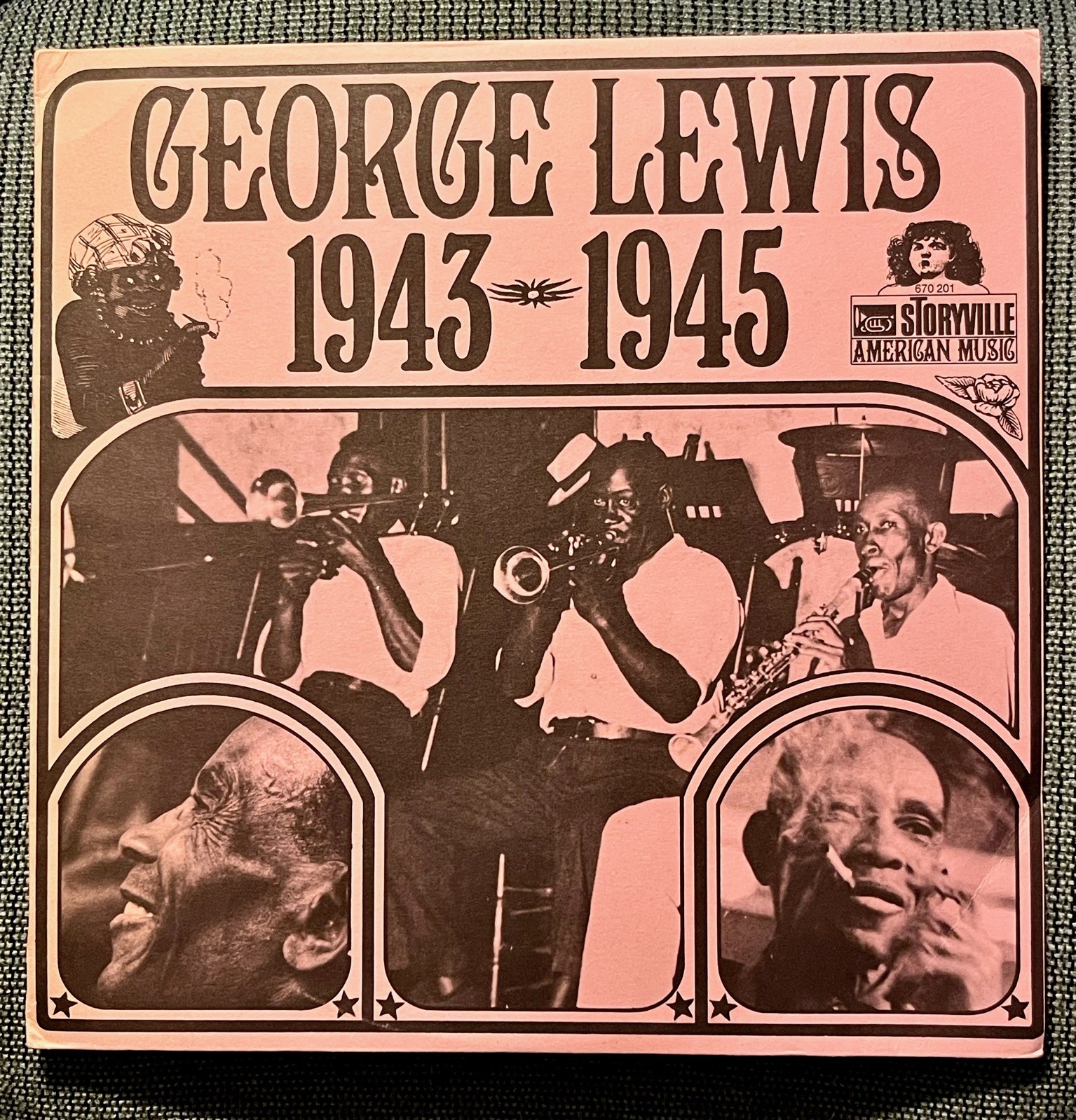 GEORGE LEWIS - 1943-1945 - Storyville/American Music 670 201 (UK)