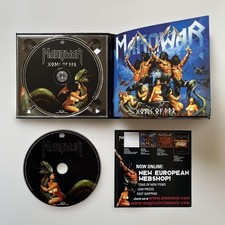 MANOWAR / GODS OF WAR CD + DVD Set Japan picture