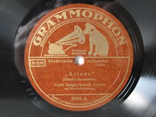 78rpm ANNIE STEIGER-BETZAK Violin - TOP RARITY - Handel & Paganini picture
