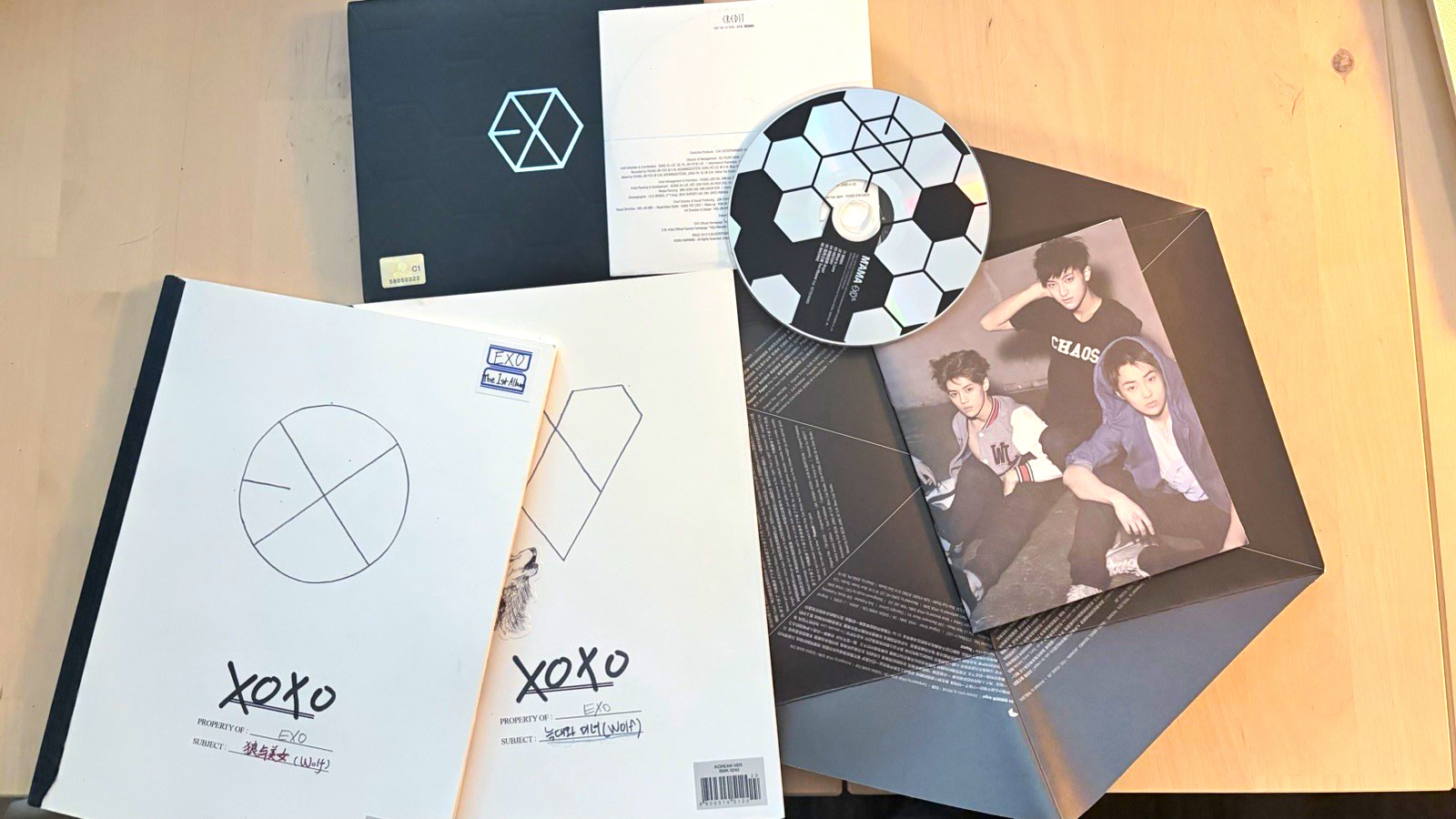 EXO MAMA album + XOXO 1st Album (Chinese & Korean) 