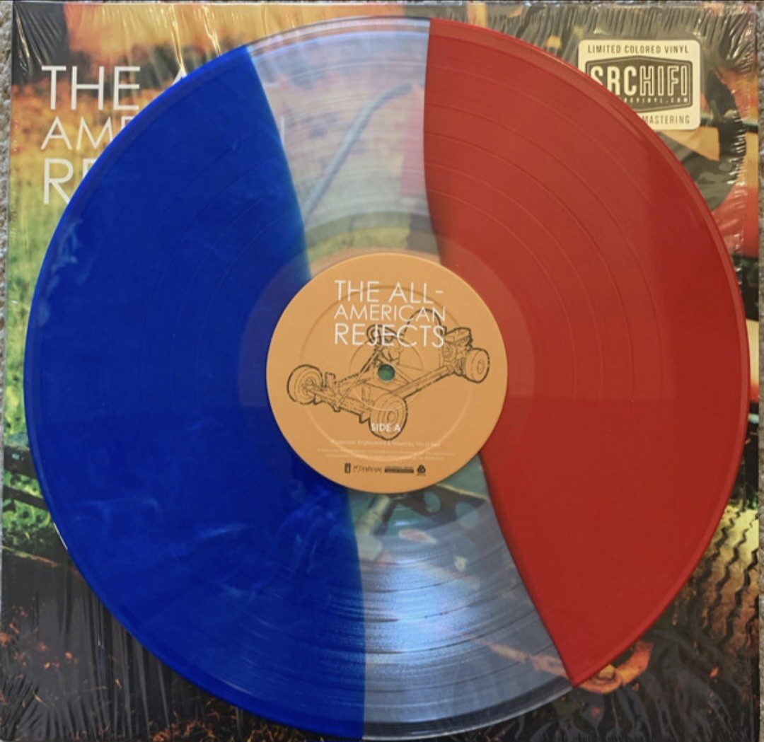 The All-American Rejects, Debut, 2020 Exclusive SRC Tricolor Vinyl LP 7