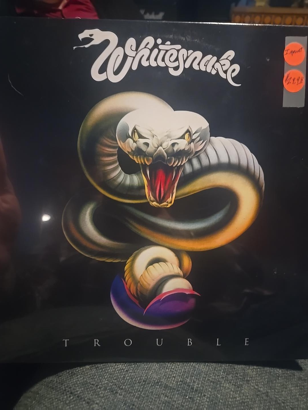 Whitesnake Trouble Vinyl LP Sealed Import Reissue David Coverdale Hard Rock