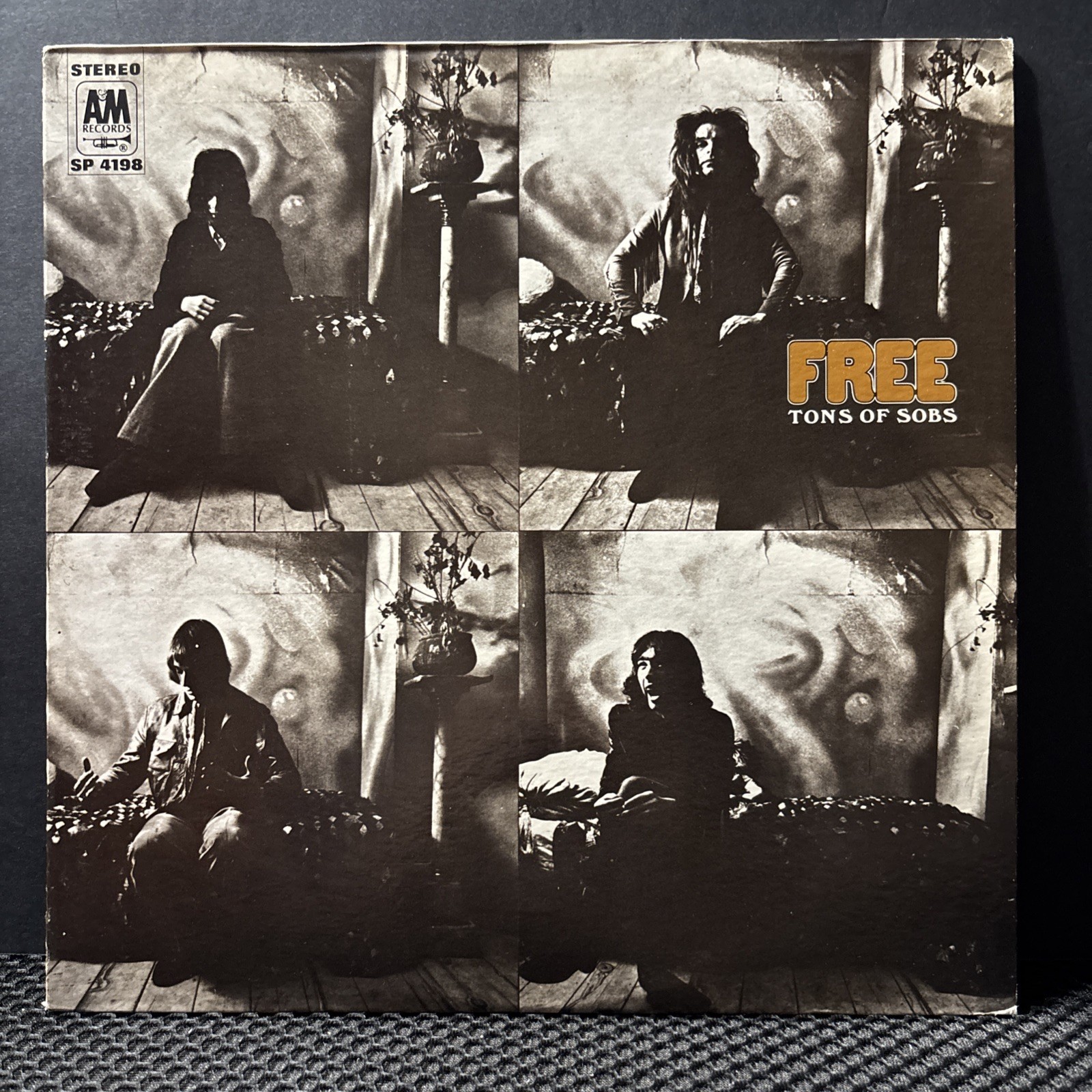 FREE ~ Tons Of Sobs LP A&M 1969 Nice Copy Paul Rodgers  CLEAN COPY EX+